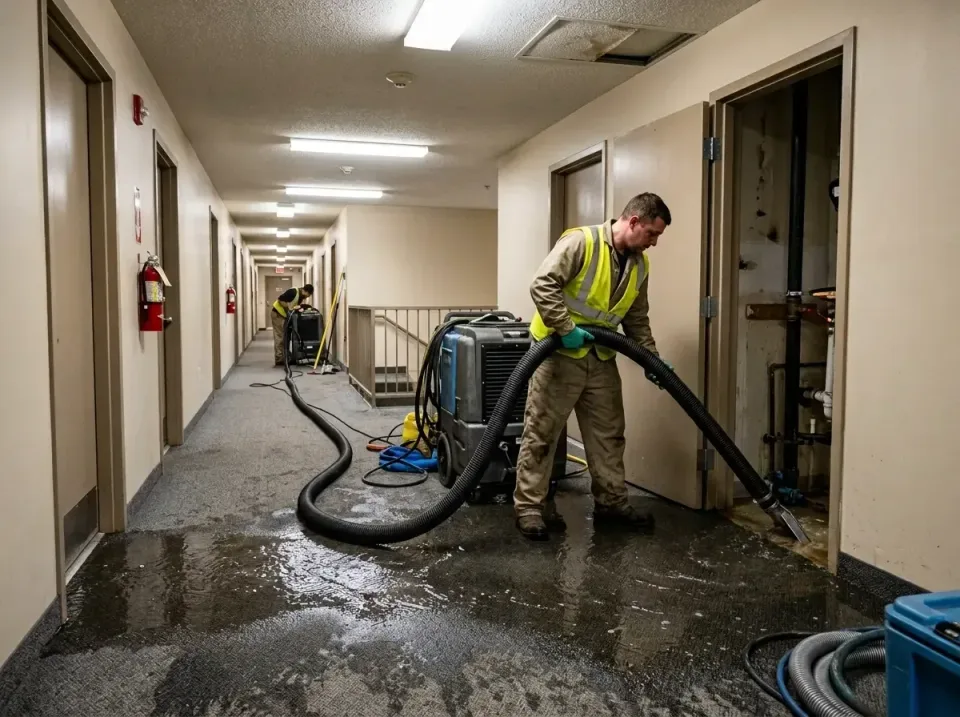 multi-unit-apartment-hallway-f-005 — frequently asked questions, Emergency Burst Pipe Water Extraction & Removal in Brooks,…